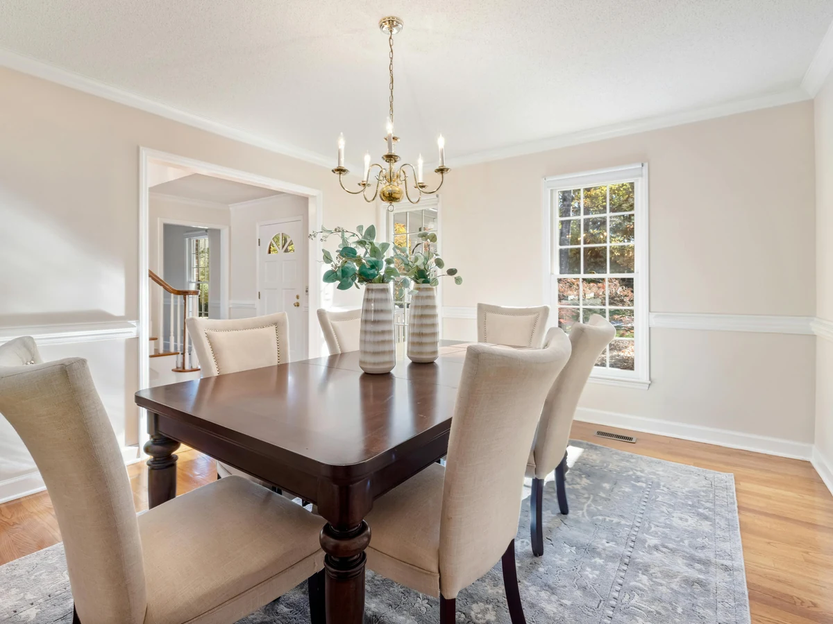 Large restaurant dining area freshly decorated in Derby