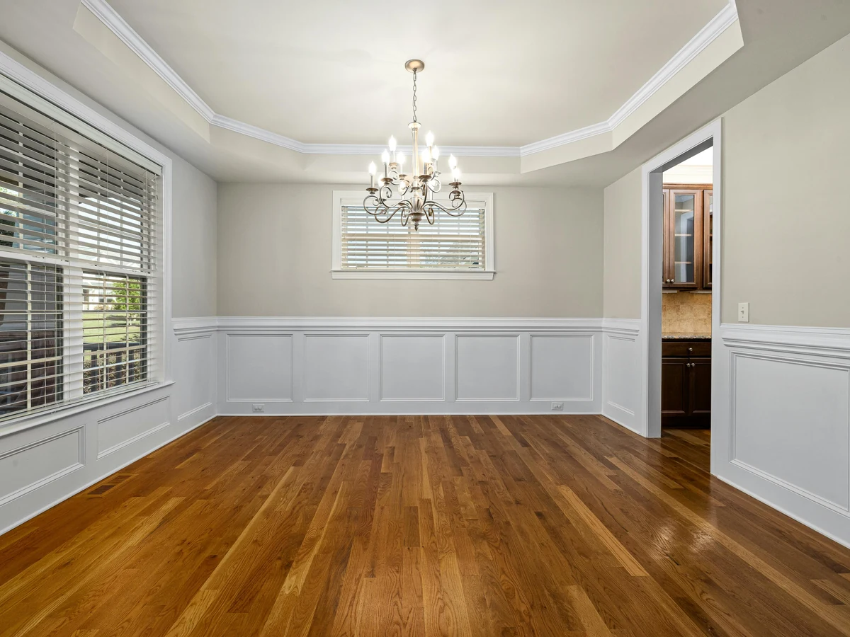 Commercial office breakout area freshly painted in Derby