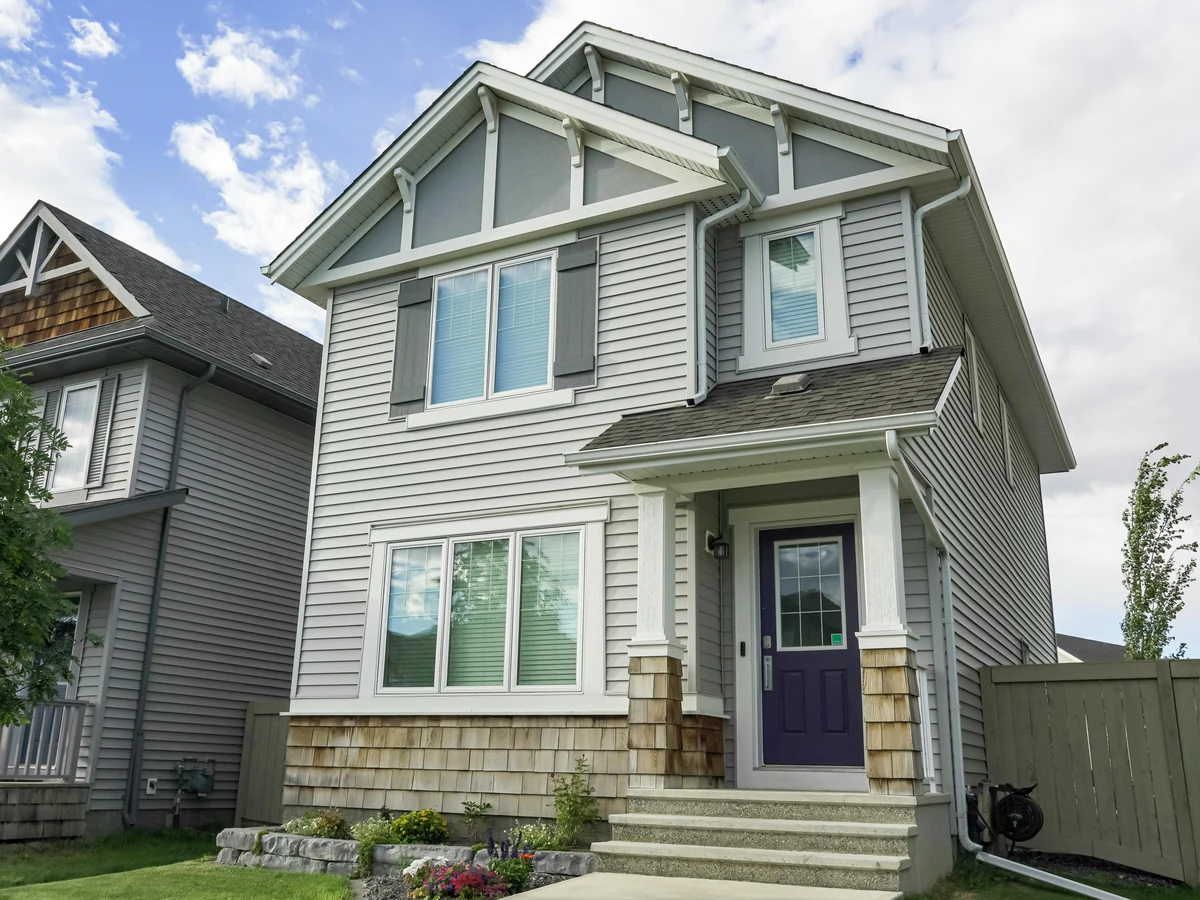 Suburban house exterior painting in Derby, professional finish