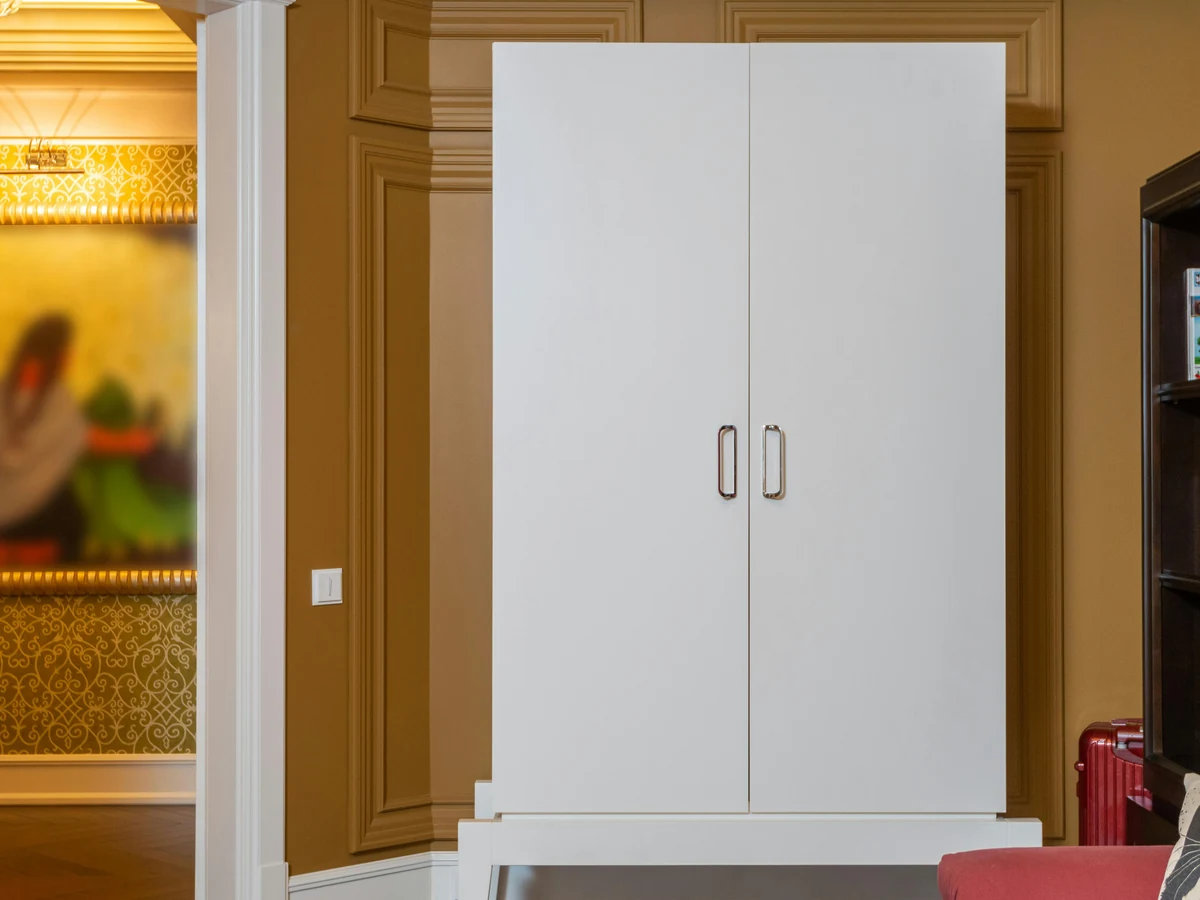 Home office painting in Derby - grey home office workspace painted by Derby Painters